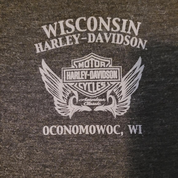 Harley Davidson Scoop Neck Tee Women's Size Medium - Picture 3 of 6